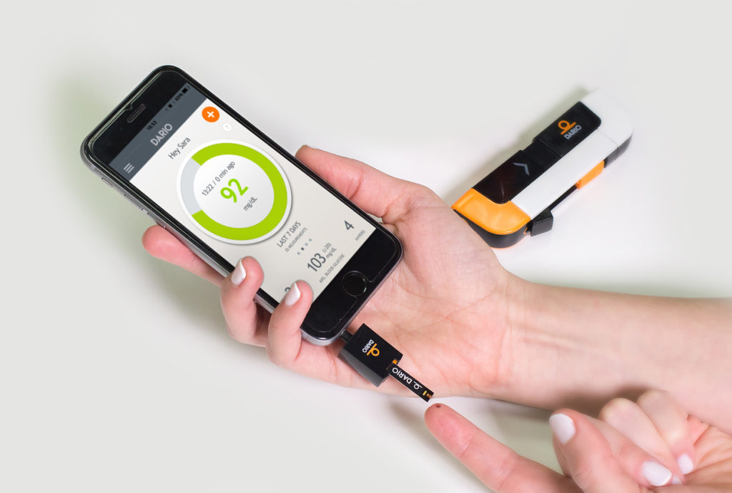 test blood sugar with iphone